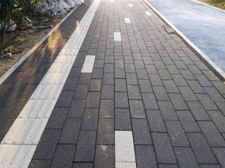 邯郸便道砖施工 